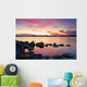 Lake Tahoe at sunset Wall Mural