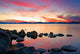 Lake Tahoe at sunset Wall Mural