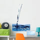 Pouring Water over White Wall Decal