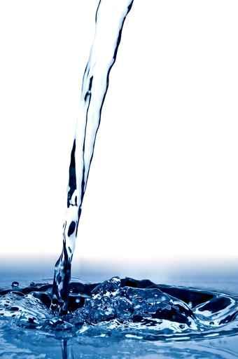 Pouring Water over White Wall Decal