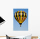 Hot Air Balloon Blue Sky Wall Mural