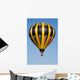 Hot Air Balloon Blue Sky Wall Mural