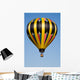 Hot Air Balloon Blue Sky Wall Mural