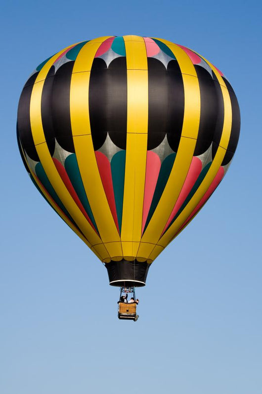 Hot Air Balloon Blue Sky Wall Mural