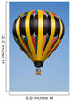 Hot Air Balloon Blue Sky Wall Mural