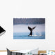 Humpback Whale Diving Alaska Wall Decal