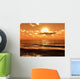 Sun Shining over Ocean Wall Decal