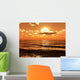 Sun Shining over Ocean Wall Decal