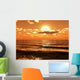 Sun Shining over Ocean Wall Decal