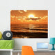 Sun Shining over Ocean Wall Decal