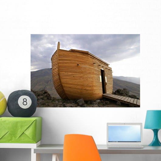 Noah's Ark construction Wall Mural