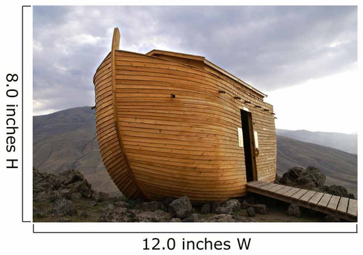 Noah's Ark construction Wall Mural