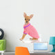 Chihuahua Dog in Pink Sweater Wall Decal