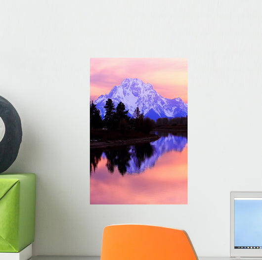 Mount Moran - Grand Tetons Sunset Wall Mural