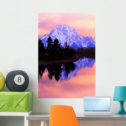 Mount Moran - Grand Tetons Sunset Wall Mural