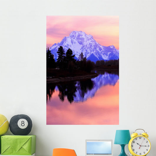 Mount Moran - Grand Tetons Sunset Wall Mural