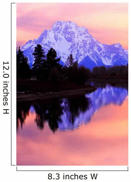 Mount Moran - Grand Tetons Sunset Wall Mural