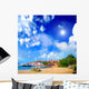Beach with Yachts Relaxing Wall Decal