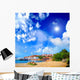 Beach with Yachts Relaxing Wall Decal