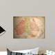 Mapantiquevintageaustraliaold Wall Decal