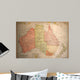 Mapantiquevintageaustraliaold Wall Decal