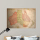 Mapantiquevintageaustraliaold Wall Decal