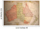 Mapantiquevintageaustraliaold Wall Decal