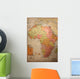 Map Antique Vintage Africa Wall Decal