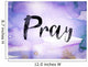Pray Concept Watercolor Theme Wall Mural