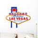 Welcome to Fabulous Las Vegas Isolated Sign Wall Decal