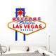 Welcome to Fabulous Las Vegas Isolated Sign Wall Decal