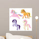 Vector Illustration Colorful Horse Wall Decal