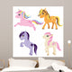 Vector Illustration Colorful Horse Wall Decal