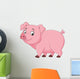 Cartoon Happy Pig Wall Decal
