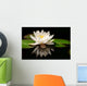 White Lotus Flower Wall Mural