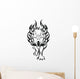 Fire-Wolf Wall Decal