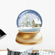 Winter Snow Globe Wall Decal