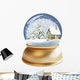 Winter Snow Globe Wall Decal