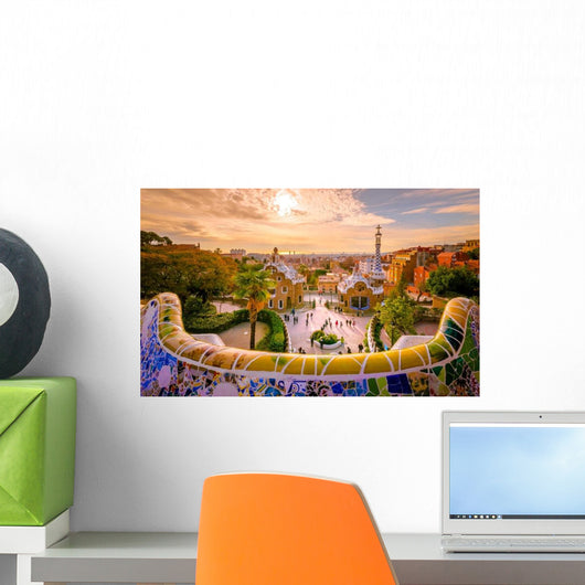 Guell Park Barcelona Wall Decal
