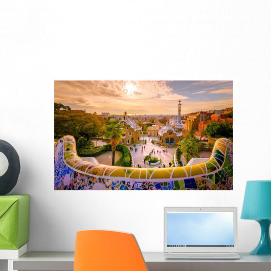 Guell Park Barcelona Wall Decal
