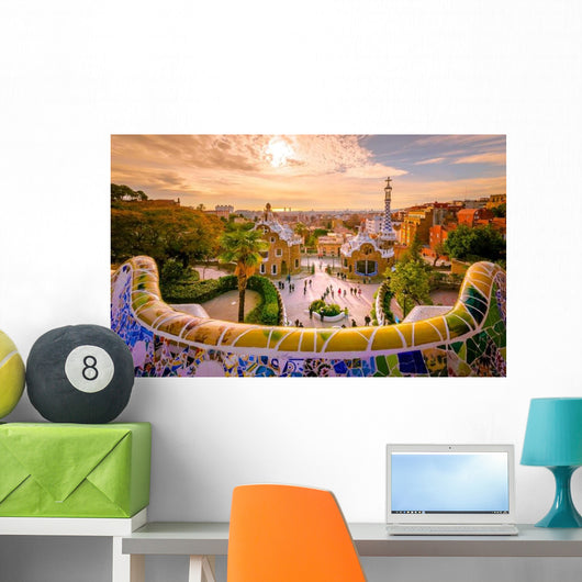 Guell Park Barcelona Wall Decal