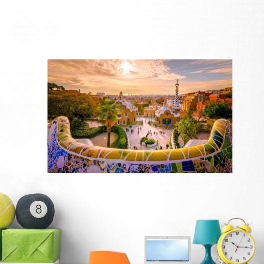 Guell Park Barcelona Wall Decal