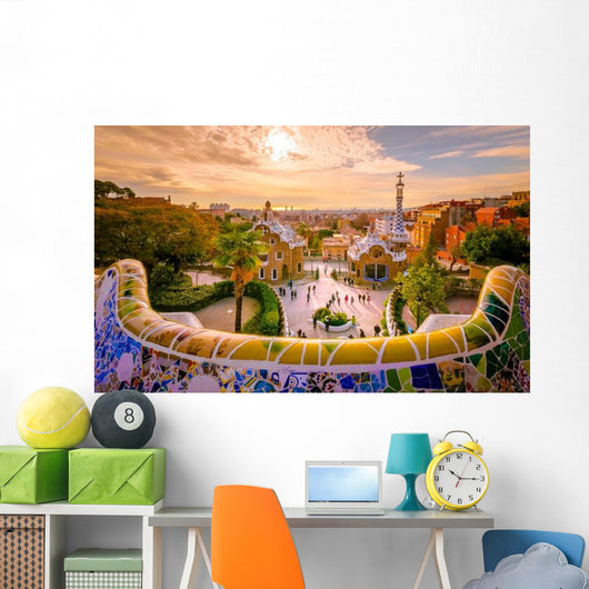 Guell Park Barcelona Wall Decal