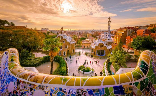 Guell Park Barcelona Wall Decal