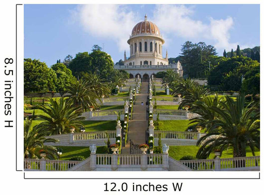 Bahai Gardens Wall Decal