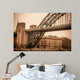 Vintage look at Tyne Bridge in Newcastle Wall Mural