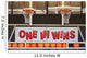 One Wins Wall Decal