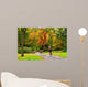 Cyclist Autumn Scenery Wall Mural