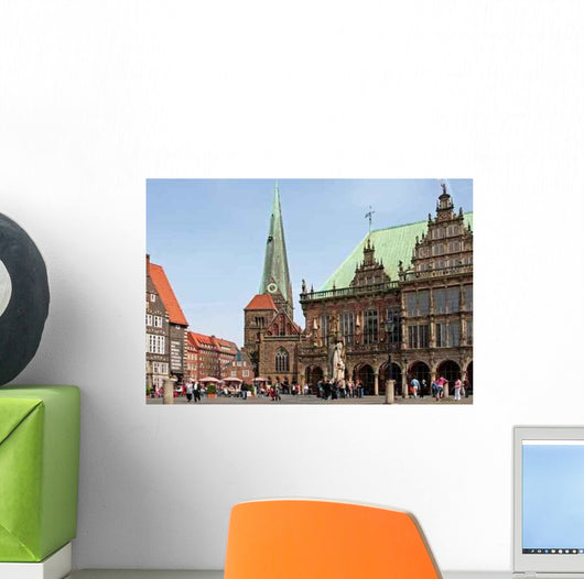 Town Hall Market Square Wall Decal