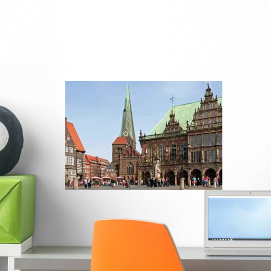 Town Hall Market Square Wall Decal